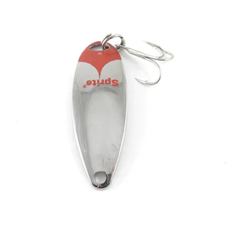 Johnson Sprite Blinker, Nickel / Rot, 7g, Vintage, #1425