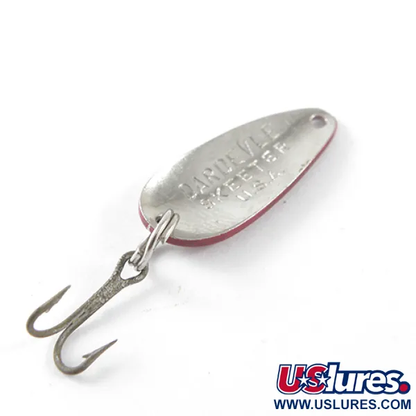 Eppinger Dardevle Skeeter Blinker, Rot / Weiß / Nickel, 2g, #1440
