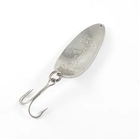 Little Cleo (Hula Girl) Blinker, Nickel / Weiß, 10g, Vintage, #1441