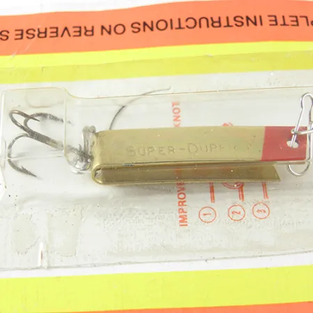 Luhr Jensen Super Duper 502 Spoon, Gold / Rot, 2,5g, U-Form, #1457