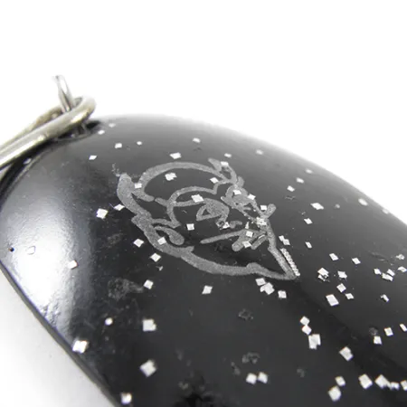 Eppinger Dardevle Trolldevle Blinker, Schwarz / Glitzer, 40g, #1498