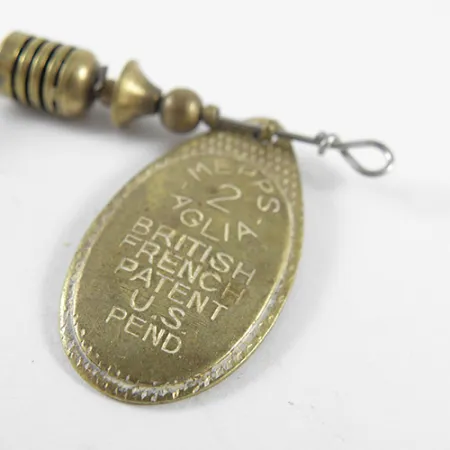 Mepps Aglia 2 Spinner, Messing, 4.5g, Klassisches Design, #1503