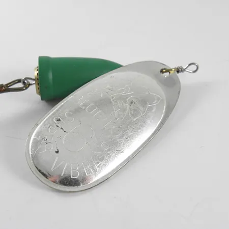 Blue Fox Super Vibrax 6 Spinner, Nickel / Grün, 18g, Messinggetriebe, #1506