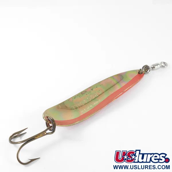 Luhr Jensen Krocodile Blinker, Rot/Schwarz/Gold, 28g, Weitwurf, #1508