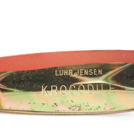 Luhr Jensen Krocodile Blinker, Rot/Schwarz/Gold, 28g, Weitwurf, #1508