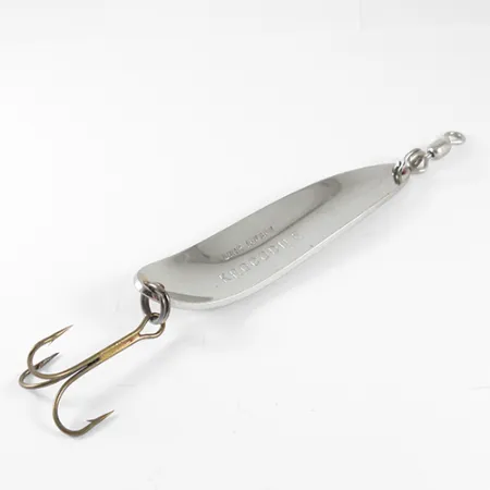 Luhr Jensen Krocodile Blinker, Nickel/Rot, 28g, Fernwurf-Form, #1509