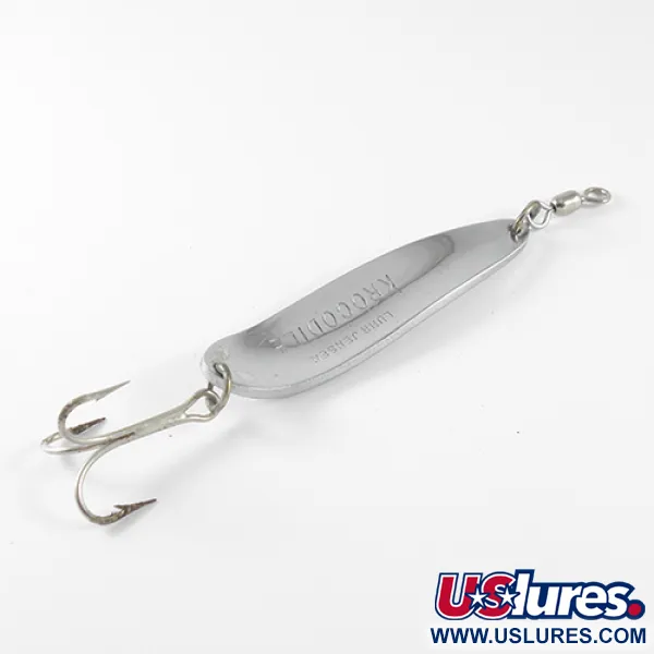 Luhr Jensen Krocodile Blinker, Chrom, 21g, Weitwurf-Design, #1515