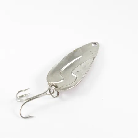 Weber Kobbler Blinker, Nickel / Rot / Weiß, 7g, Metallrelief, #1529