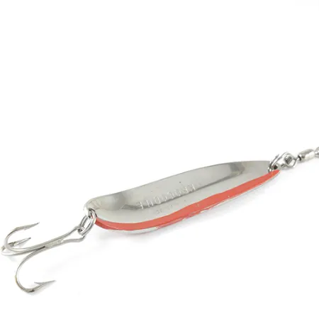Luhr Jensen Krocodile Blinker, Nickel / Rot, 28g, Weitwurf, #1533
