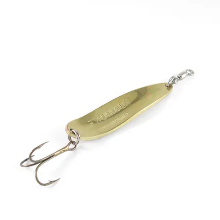 Luhr Jensen Krocodile Blinker, Hammerschlag Gold/Rot, 21g, #1534