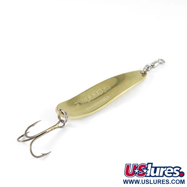 Luhr Jensen Krocodile Blinker, Hammerschlag Gold/Rot, 21g, #1534