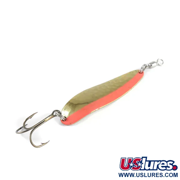 Luhr Jensen Krocodile Blinker, Hammerschlag Gold/Rot, 21g, #1534