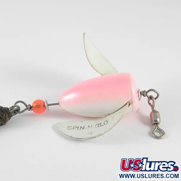 Yakima Bait Worden's Spin-n-Glo Winged, Rosa, 4g, Tinsel-Trailer, #1544