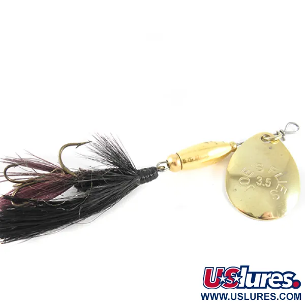 Joe's Flies Spinner, Gold, 6g, Feder-Trailer, #1546