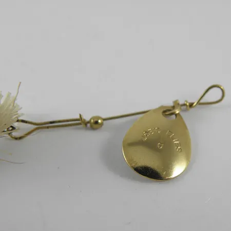 Joe's Flies Spinner, Gold, 1g, Feder-Trailer, #1552