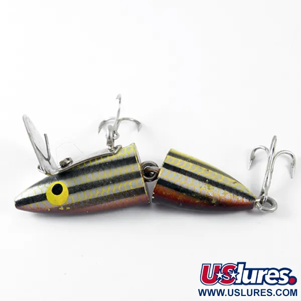Rockland Super Rocky Wobbler, Schwarz/Braun/Gelb, 5,5g, Vintage, #1568