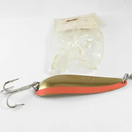 Luhr Jensen Krocodile Blinker, Orange / Gold, 28g, Weitwurf, #1586