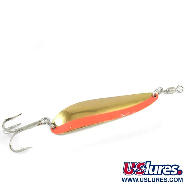 Luhr Jensen Krocodile Blinker, Orange / Gold, 28g, Weitwurf, #1586