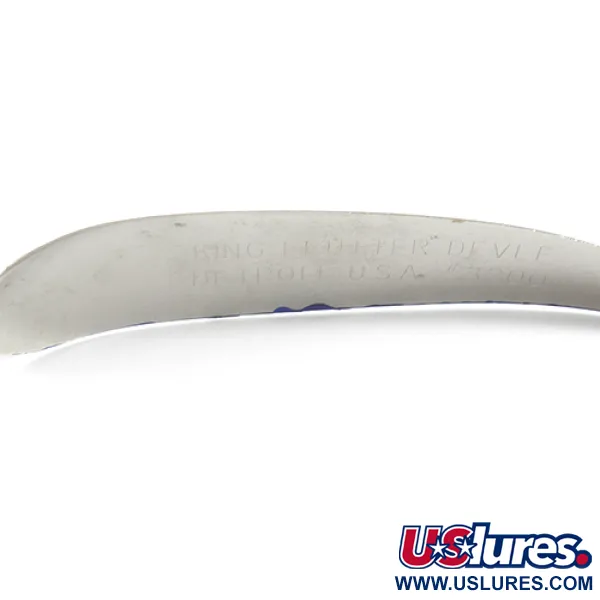 King Flutter Devle 3200 Schleppblinker, Nickel / Blau, 9g, #1592