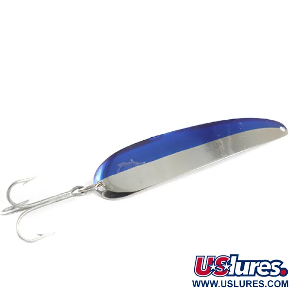 King Flutter Devle 3200 Schleppblinker, Nickel / Blau, 9g, #1592