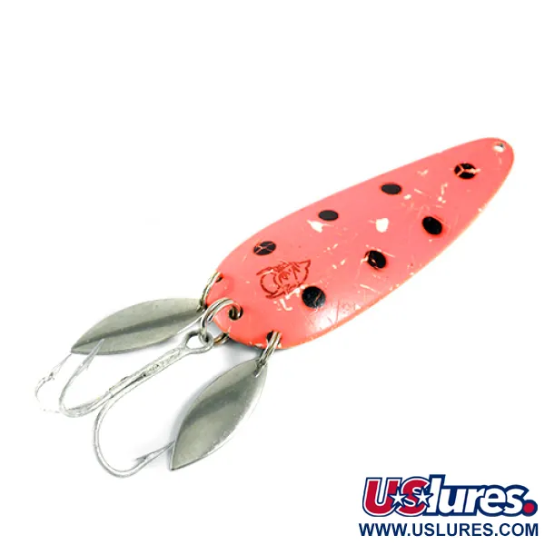 Eppinger Dardevle Klicker Blinker, Fluo Orange/Nickel, 28g, Doppelblatt, #1599