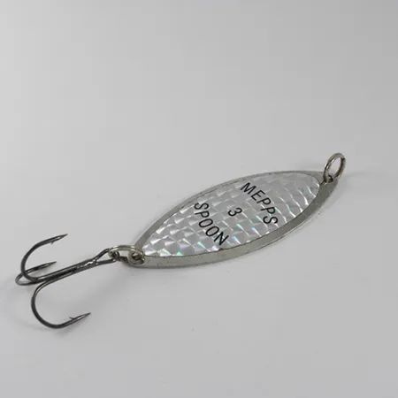 Mepps Spoon 3 Blinker, Nickel, 12g, Hammerschlag-Optik, #1624