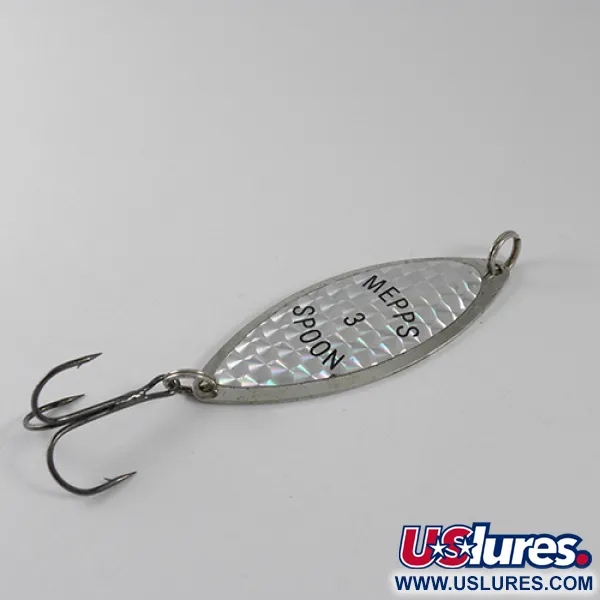Mepps Spoon 3 Blinker, Nickel, 12g, Hammerschlag-Optik, #1624