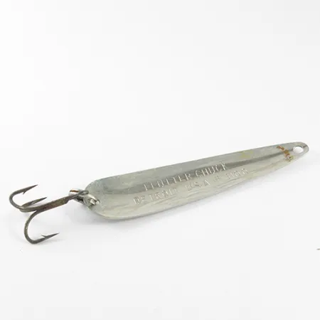 Dardevle Flutter-Chuck Blinker, Nickel / Grün, 8g, Trolling, #1625