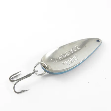 Eppinger Dardevle Spinnie Blinker, Blau/Nickel, 9g, Wabenmuster, #1638