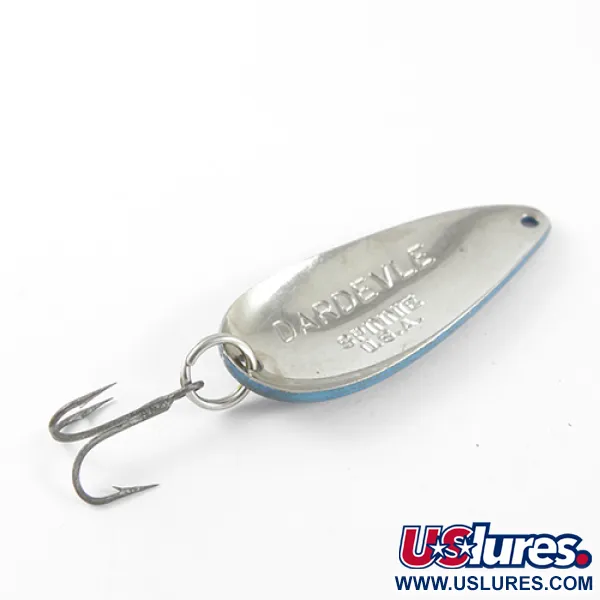 Eppinger Dardevle Spinnie Blinker, Blau/Nickel, 9g, Wabenmuster, #1638