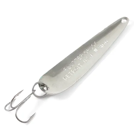 Dardevle Flutter-Chuck Schlepplöffel, Nickel/Rot, 8g, Vintage, #1665