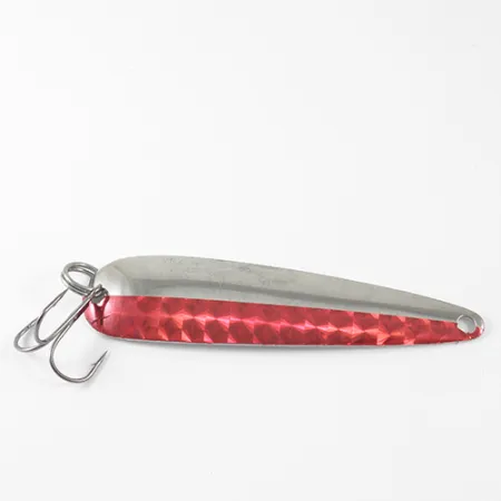 Dardevle Flutter-Chuck Schlepplöffel, Nickel/Rot, 8g, Vintage, #1665