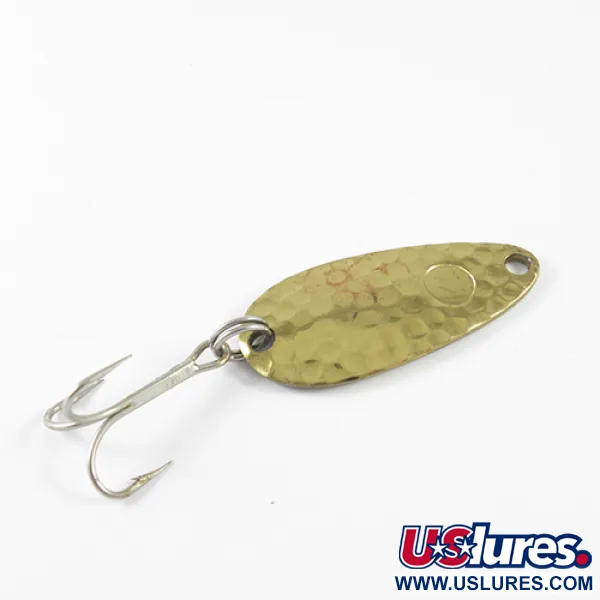Luhr Jensen Les Davis Hotrod Blinker, Gold gehämmert, 7g, #1671
