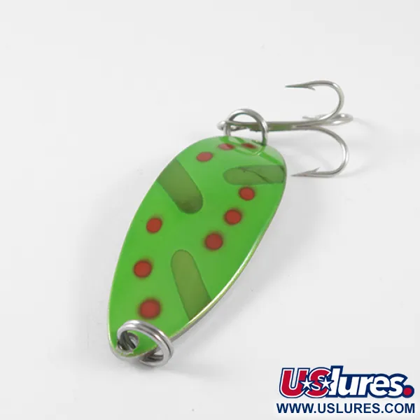 Seneca Little Cleo (Hula Girl) Blinker, Grün/Rot/Nickel, 18g, #1685