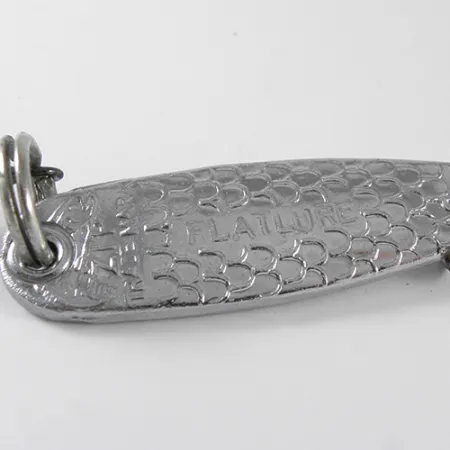 Zip Flatlure Vertikalköder, Silber, 44g, Schuppenmuster, #1694