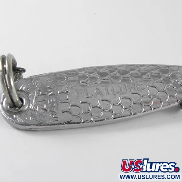 Zip Flatlure Vertikalköder, Silber, 44g, Schuppenmuster, #1694