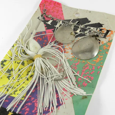 Jackson Stealth Spinnerbait, Messing / Weiß, 21g, JDM-Köder, #1710