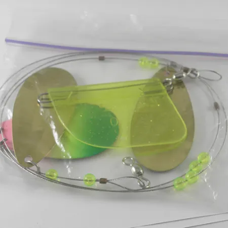 Luhr Jensen Les Davis Lake Troll Locklöffel, Fluo Grün/Pink, 28g, #1711