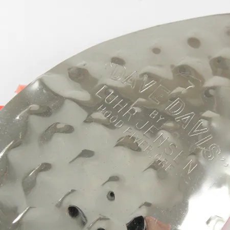 Luhr Jensen Dave Davis Spinner, Orange/Nickel, 17g, Gehämmert, #1712