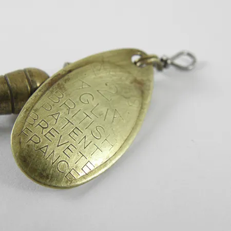 Mepps Aglia 2 Spinner, Messing, 4,5g, Klassische Prägung, #1717