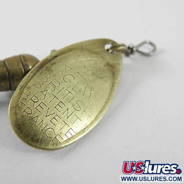 Mepps Aglia 2 Spinner, Messing, 4,5g, Klassische Prägung, #1717