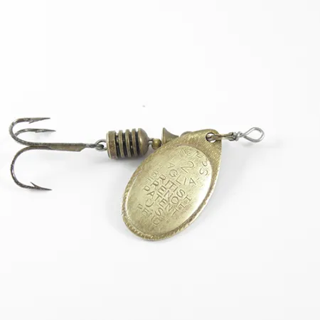 Mepps Aglia 2 Spinner, Messing, 4.5g, Patentmarkierung, #1718