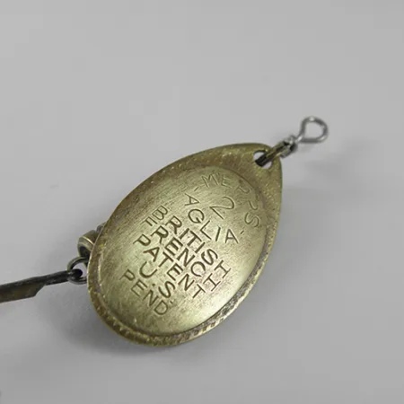 Mepps Aglia 2 Spinner, Messing, 4.5g, Patentmarkierung, #1718