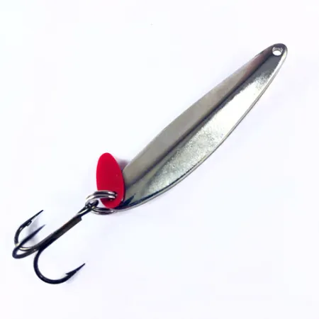 Bay de Noc Swedish Pimple Vertikalköder, Nickel/Gelb, 14g, #1725