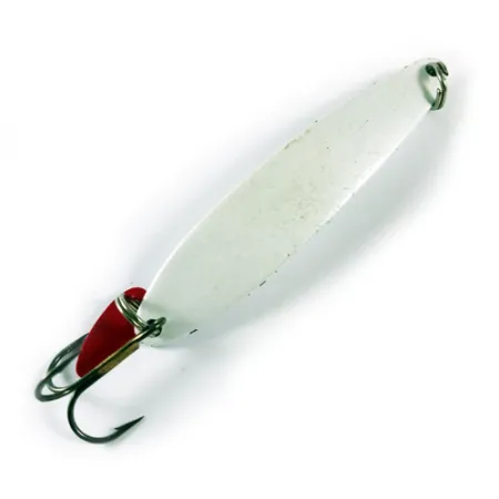 Bay de Noc Swedish Pimple Pilker, Perlweiß, 21g, Lockflosse, #1728