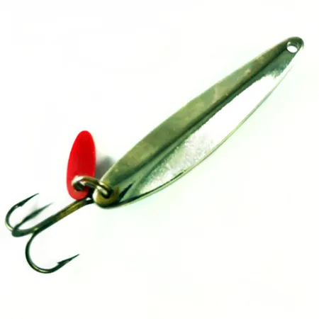 Bay de Noc Swedish Pimple Vertikalköder, Nickel / Blau, 14g, #1729