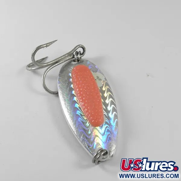Blue Fox Rattlin Pixee Blinker, Rainbow Nickel/Orange, 25g, #1738