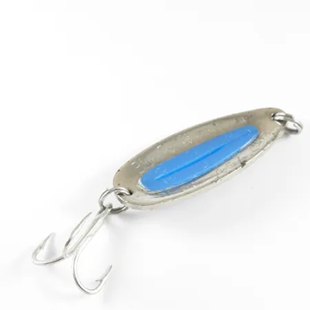 Blue Fox Pixee Blinker, Nickel / Blau, 14g, Hammerschlag, #1740