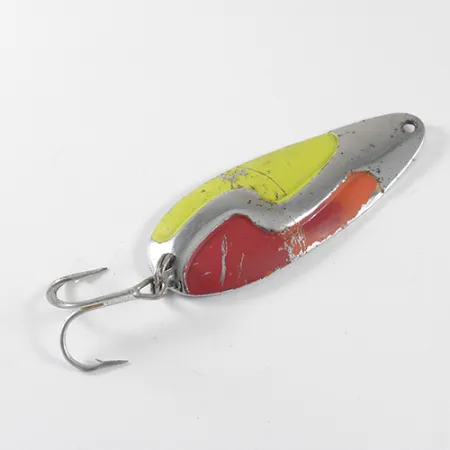Kush Spoon Blinker, Rot / Gelb / Nickel, 9g, S-Form, #1743
