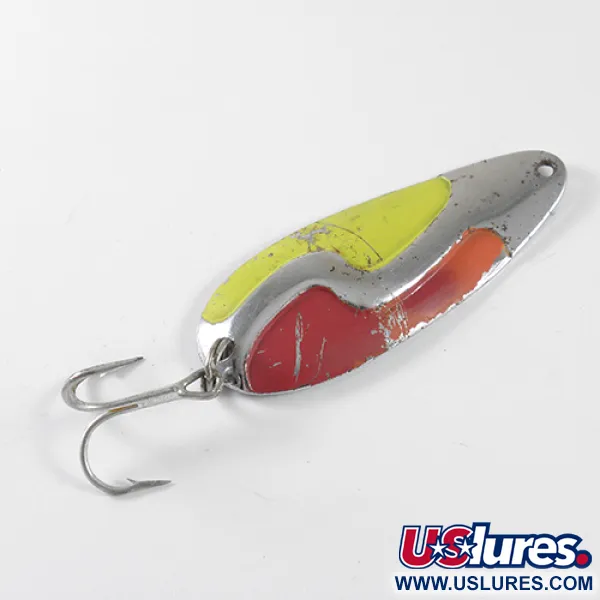 Kush Spoon Blinker, Rot / Gelb / Nickel, 9g, S-Form, #1743